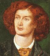 Dante Gabriel Rossetti Portrait of Algernon Swinburne France oil painting artist